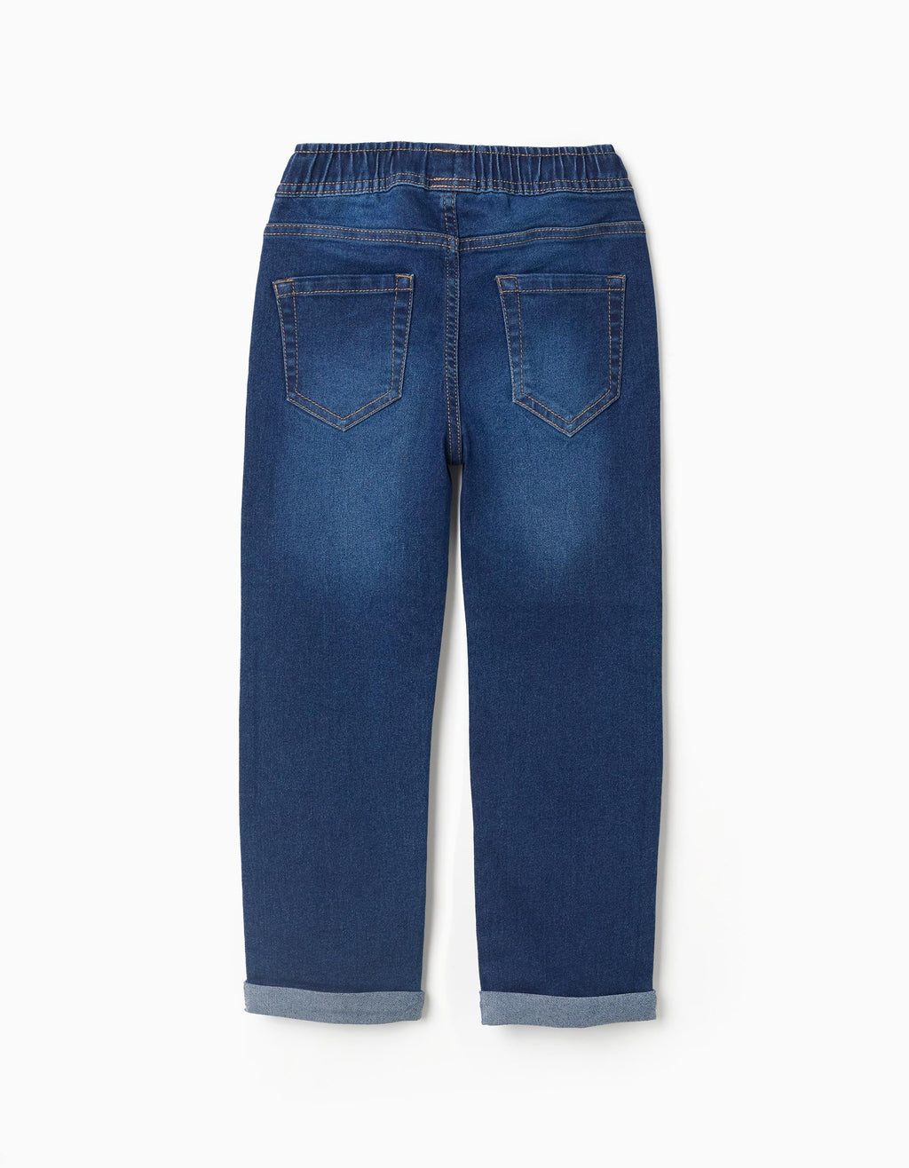 Vaqueros slim fit con cordón para niño, azul oscuro
