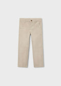 Pantalón chino básico largo niño, beige