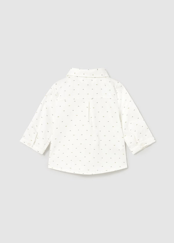 Camisa con pajarita recién nacido