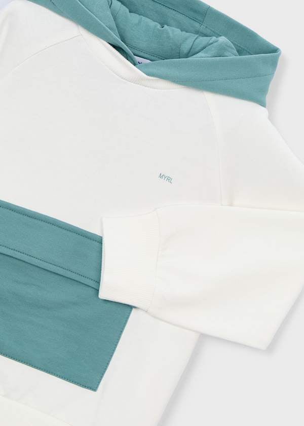 Sudadera combinada niño
