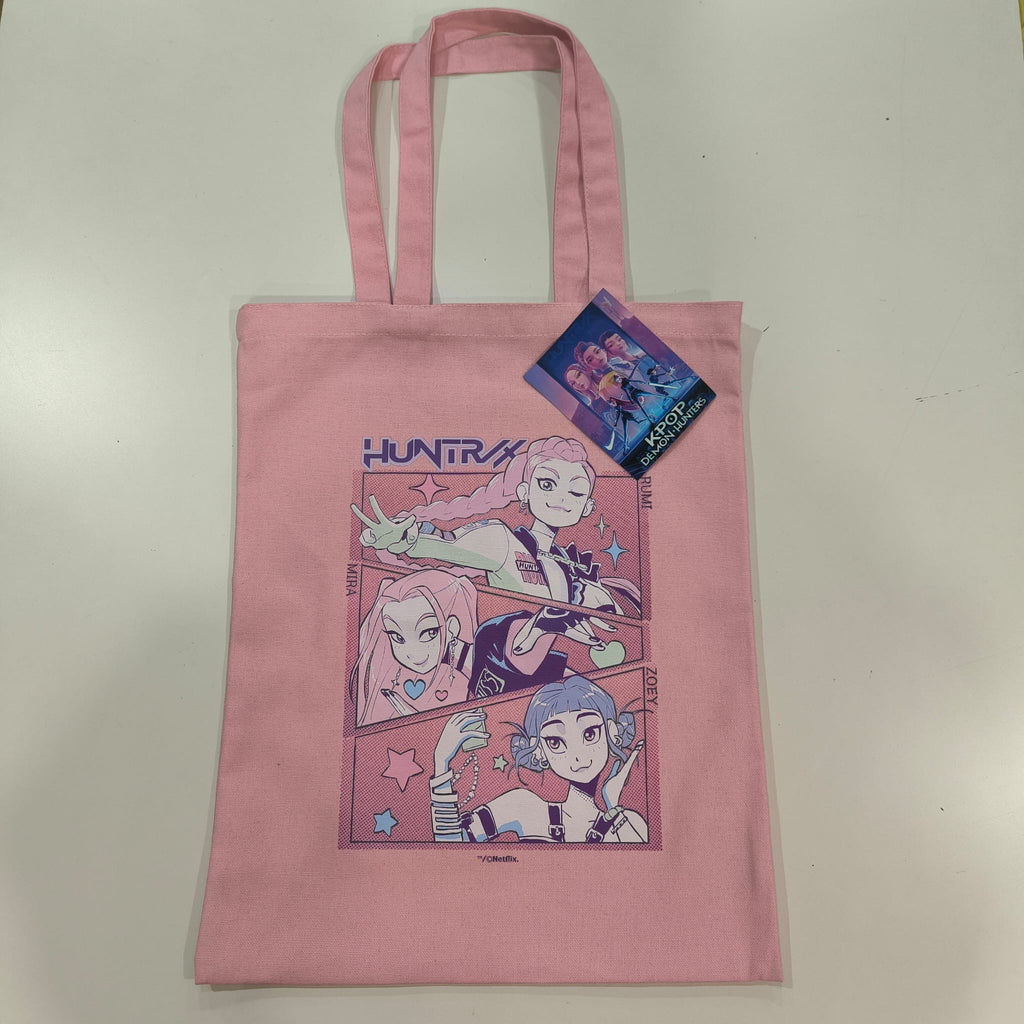 K-POP DEMON HUNTERS- Bolsa de tela rosa