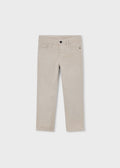 Pantalón largo básico niño, beige