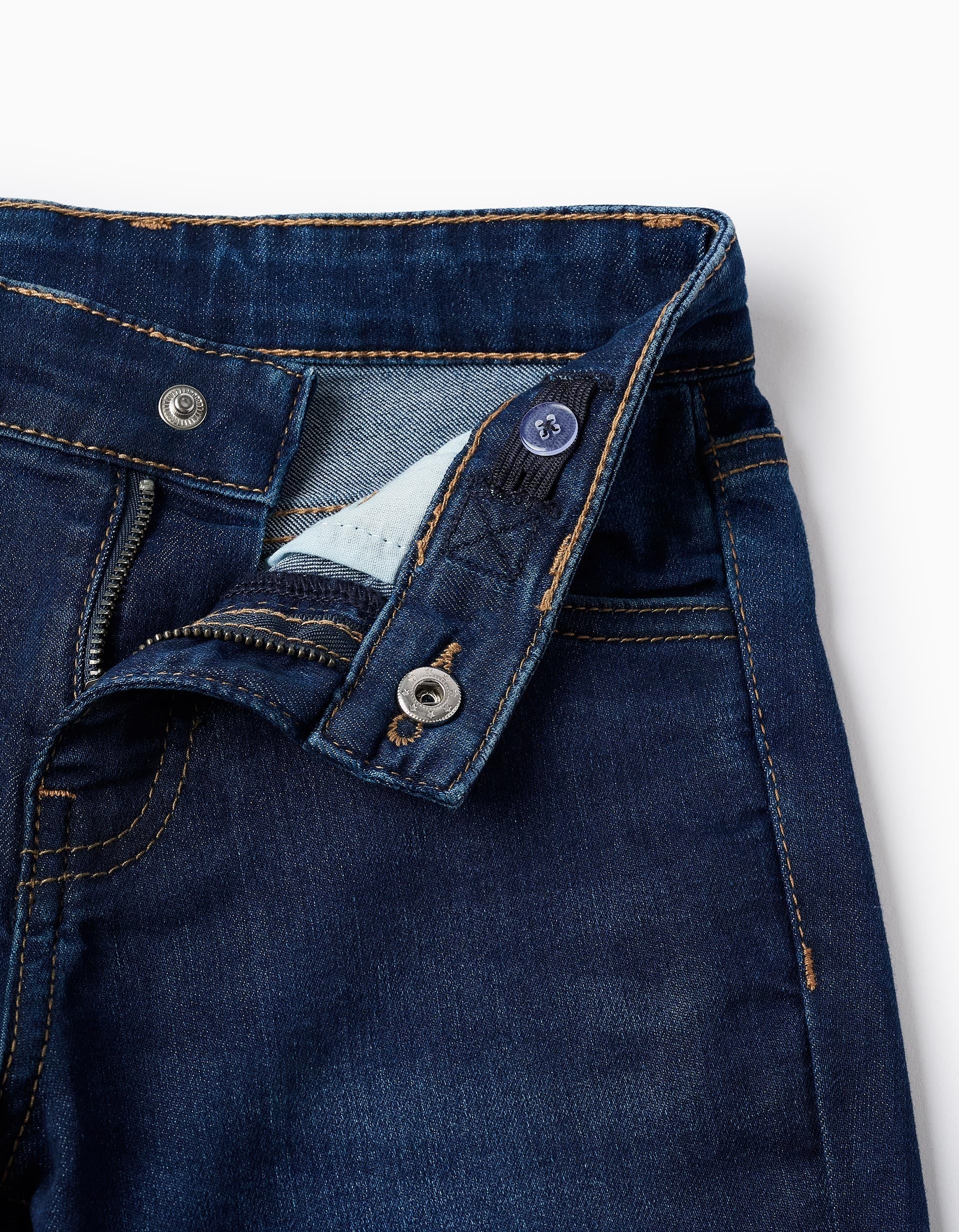 Pantalón Vaquero para Niño 'Straight', Azul Oscuro