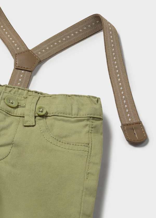 Pantalón largo tirantes recién nacido