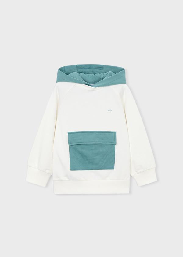 Sudadera combinada niño
