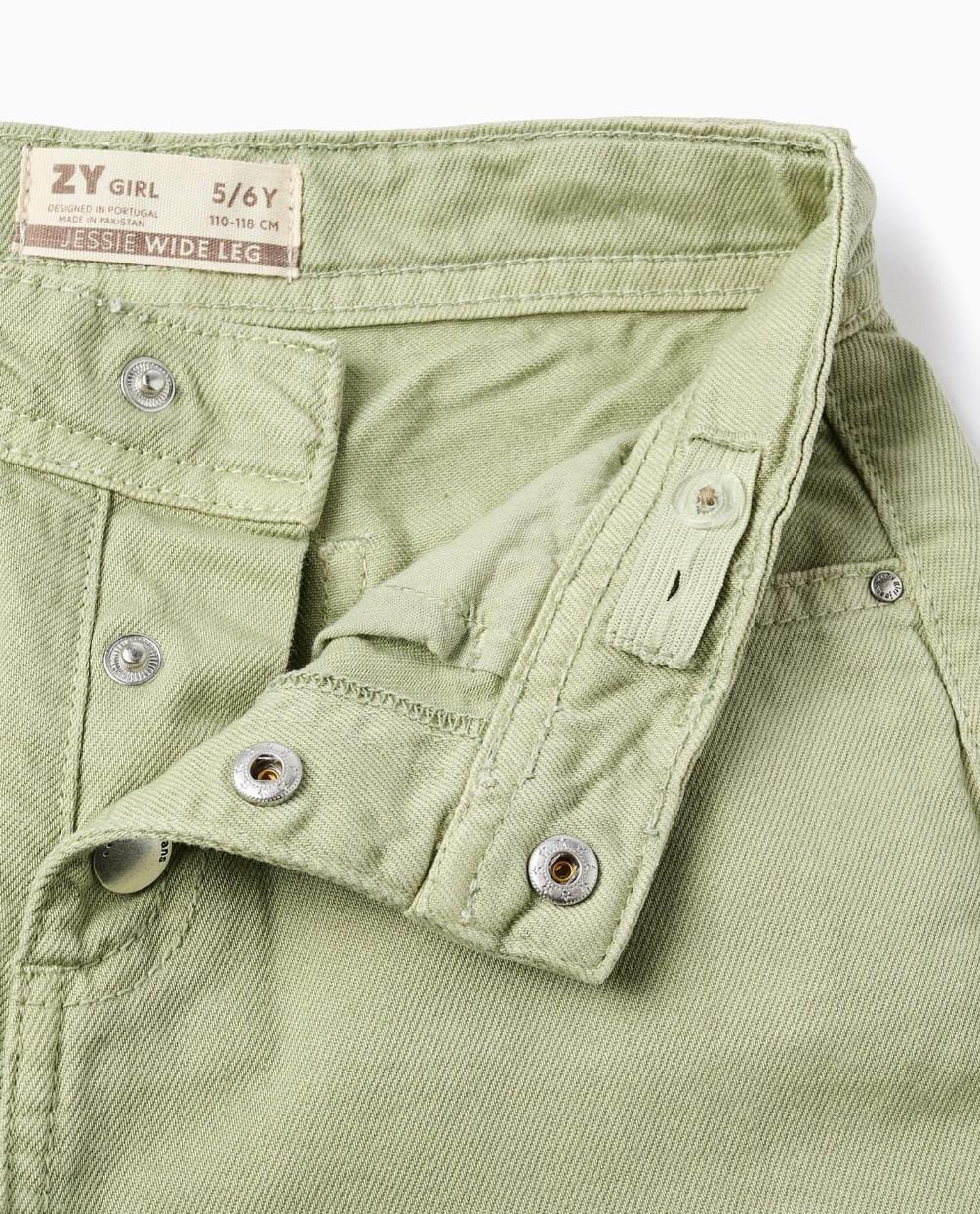 Pantalón wide leg cargo niña