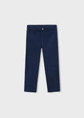 Pantalón chino básico largo niño, marino