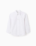 Camisa en Oxford de Algodón para Niño, Blanco